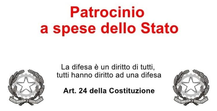 Il Patrocinio a Spese dello Stato (cd gratuito patrocinio) per l’avvocato